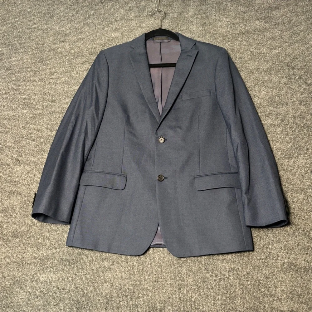 Lauren Ralph Lauren‎ Boys Size 18R Blue 2-Button Blazer Suit Jacket Formal Wear